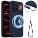 Защитный чехол Deexe Silicone Case with MagSafe для Xiaomi Poco F9 Ultra - Dark Blue (430143DB). Фото 1 из 8