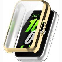 Защитный чехол Deexe Silicone Frame для Huawei Band 11 - Gold: фото 1 из 1