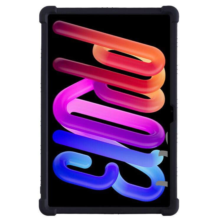 Захисний чохол Deexe Silicone Kickstand для Lenovo Idea Tab Pro Gen 2 - Black: фото 2 з 18