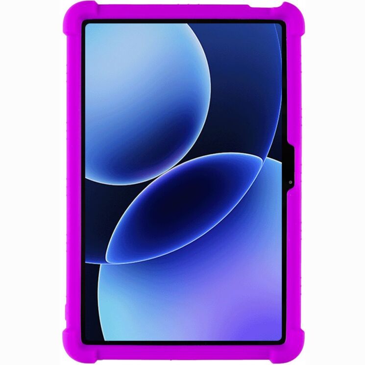 Захисний чохол Deexe Silicone Kickstand для Xiaomi Pad 8 / Pad 8 Pro - Purple: фото 2 з 8