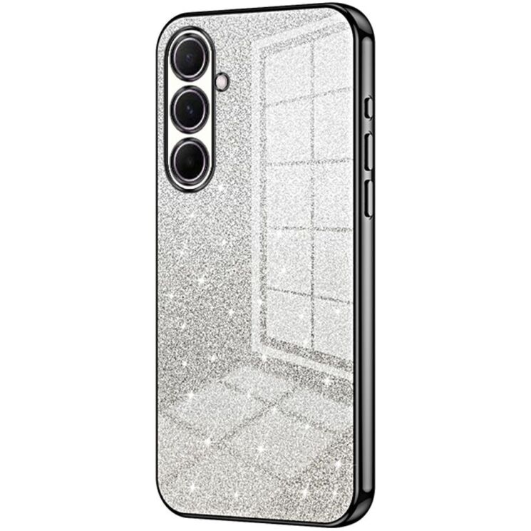 Захисний чохол Deexe Sparkles Cover для Samsung Galaxy A56 (A566) - Black: фото 1 з 7