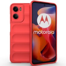 Захисний чохол Deexe Terra Case для Motorola Moto G05 / Moto E15 - Red: фото 1 з 6