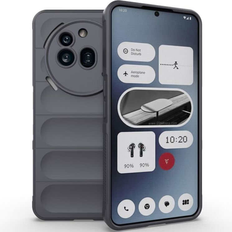 Защитный чехол Deexe Terra Case для Nothing Phone (3a) Pro - Dark Grey: фото 1 из 7