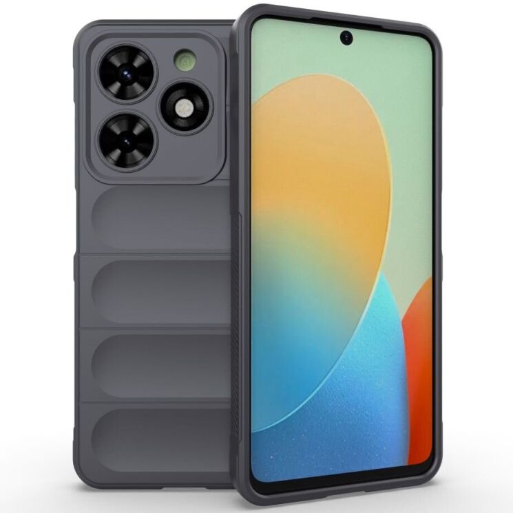 Защитный чехол Deexe Terra Case для TECNO Spark 20C / Spark Go 2024 - Dark Grey: фото 1 из 6