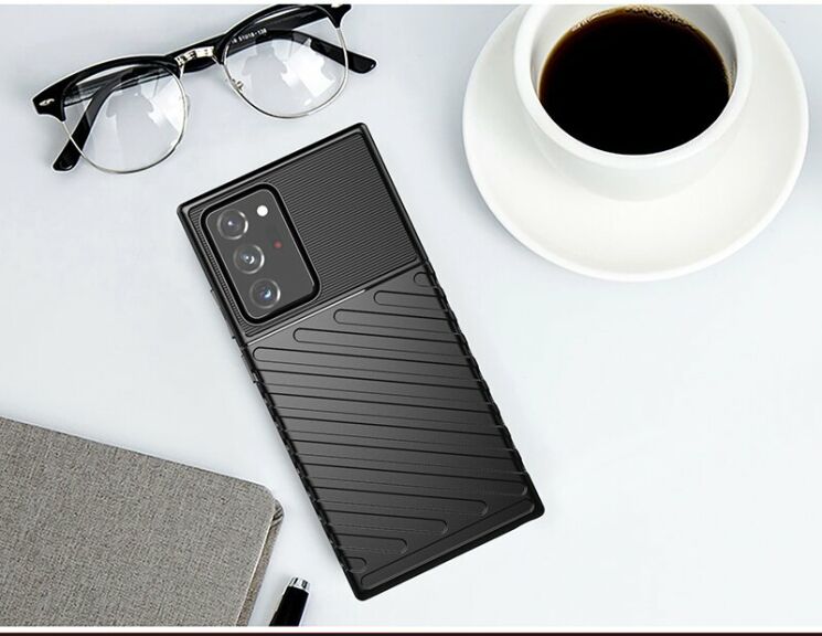 Защитный чехол Deexe Thunder Series для Samsung Galaxy Note 20 Ultra (N985) - Black: фото 13 из 13