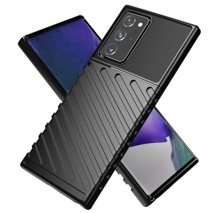 Защитный чехол Deexe Thunder Series для Samsung Galaxy Note 20 Ultra (N985) - Black: фото 2 из 13
