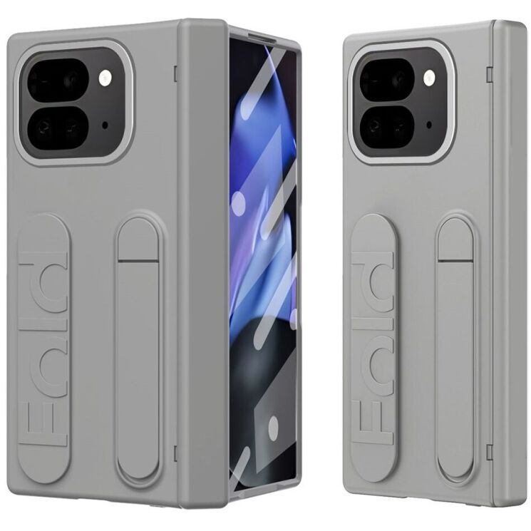 Защитный чехол Deexe Wristband Case для Google Pixel 9 Pro Fold - Grey: фото 1 из 13