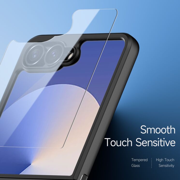Захисний чохол DUX DUCIS Aimo Series (FF) для Samsung Galaxy Flip 7 - Black: фото 8 з 10