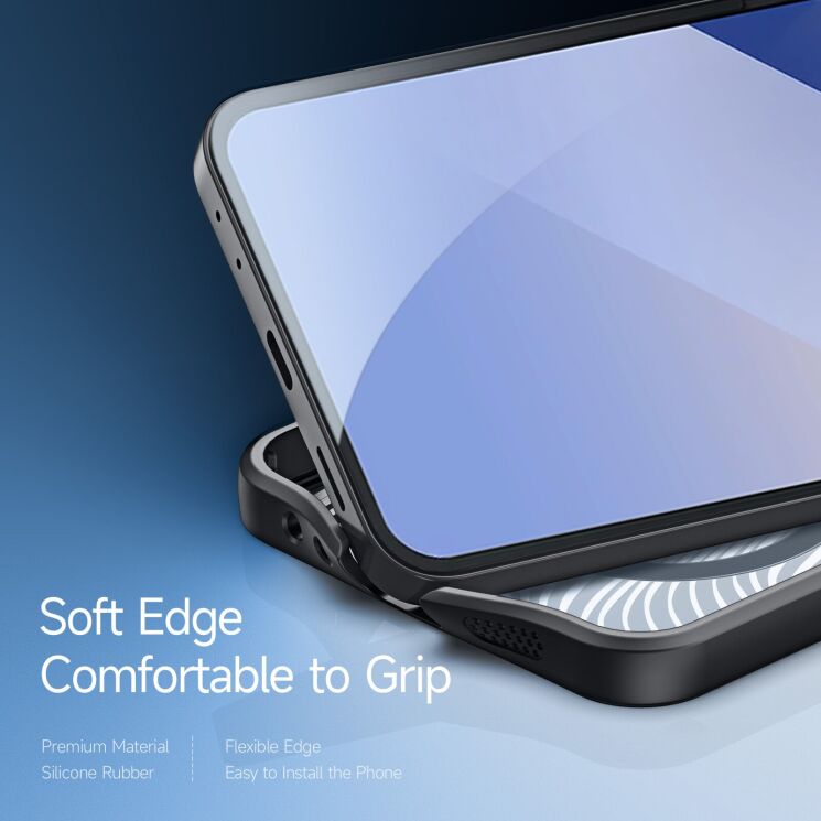 Захисний чохол DUX DUCIS Aimo Series (FF) для Samsung Galaxy Flip 7 - Black: фото 9 з 10