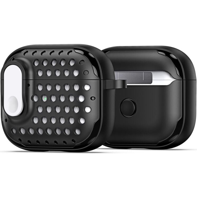 Защитный чехол DUX DUCIS PECM Series для Apple AirPods Pro - Black / White: фото 2 из 19