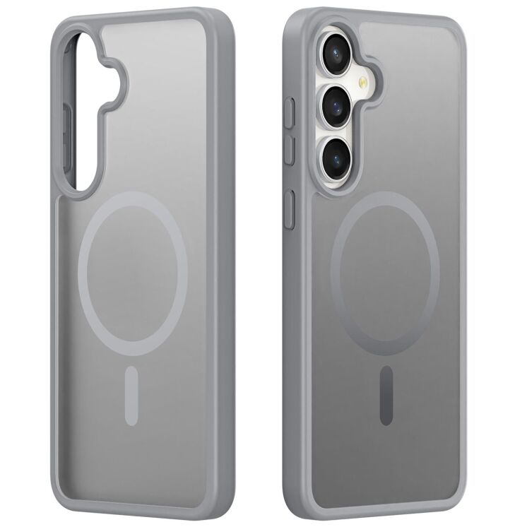 Защитный чехол DUX DUCIS Yind Series MagSafe для Samsung Galaxy S25 FE (S731) - Grey: фото 2 из 9