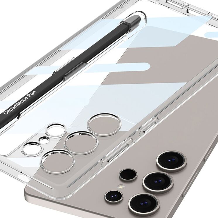 Защитный чехол GKK Crystal Case для Samsung Galaxy S25 Ultra (S938) - Transparent: фото 2 из 8