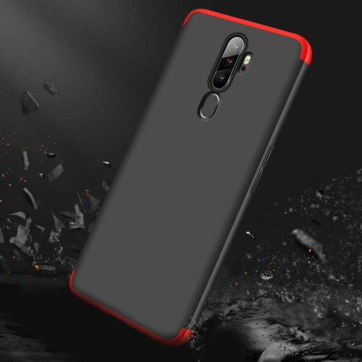 Захисний чохол GKK Double Dip Case для OPPO A5 2020 - Black / Red: фото 2 з 6