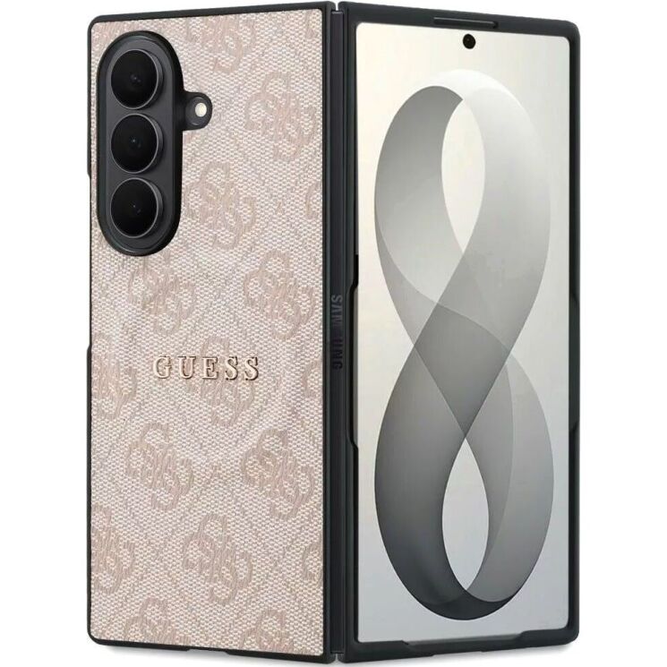 Захисний чохол Guess 4G Classic MagSafe для Samsung Galaxy Fold 8 Ultra (GUHMZFD8P4MSEGCP) - Pink (424099P) Захисний чохол Guess 4G Classic MagSafe для Samsung Galaxy Fold 8 Ultra (GUHMZFD8P4MSEGCP) - Pink: фото 1 з 7