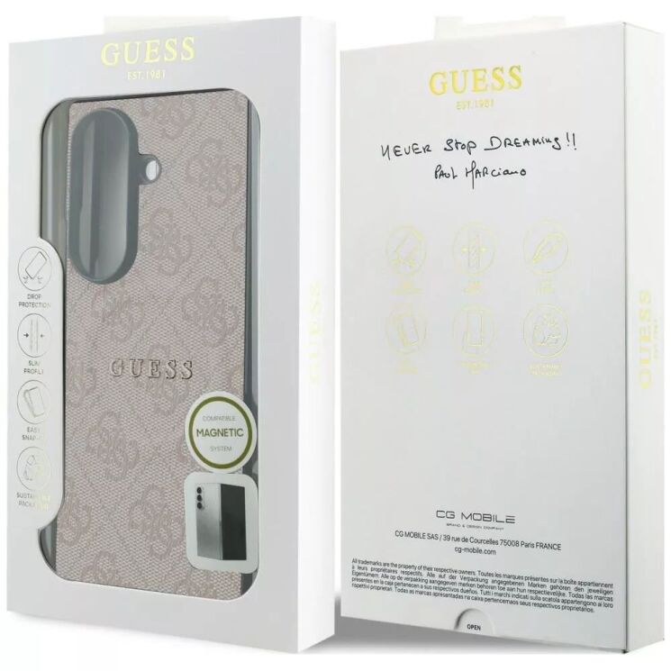Захисний чохол Guess 4G Classic MagSafe для Samsung Galaxy Fold 8 Ultra (GUHMZFD8P4MSEGCP) - Pink (424099P) Захисний чохол Guess 4G Classic MagSafe для Samsung Galaxy Fold 8 Ultra (GUHMZFD8P4MSEGCP) - Pink: фото 7 з 7