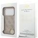 Защитный чехол Guess Leather 4G Triangle Strass MagSafe для iPhone 17 Pro (GUHMP17LP4TDPLP) - Pink (403270P). Фото 8 из 9