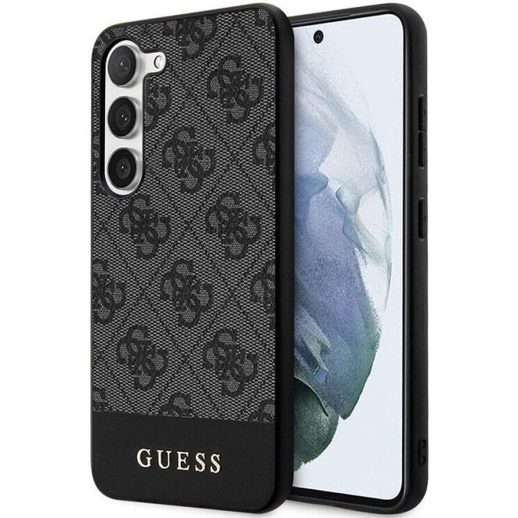 Защитный чехол Guess Stripe Collection для Samsung Galaxy S24 Plus (S926) - Gray: фото 1 из 8