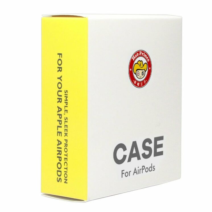 Захисний чохол HAT PRINCE   Silicone Protective Case для Apple AirPods Pro - Black: фото 4 з 4