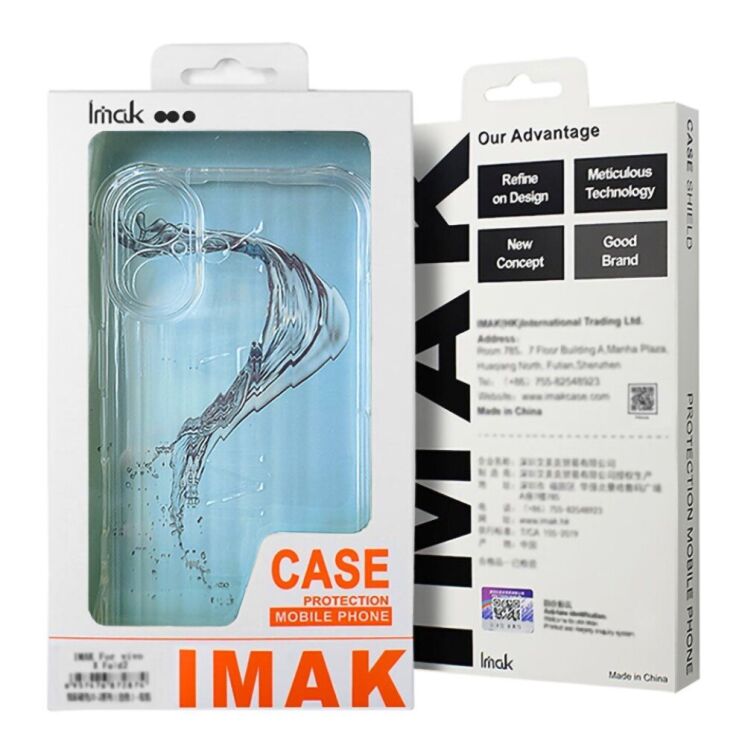 Защитный чехол IMAK Airbag MAX Case для Honor 200 Pro - Transparent: фото 10 из 10