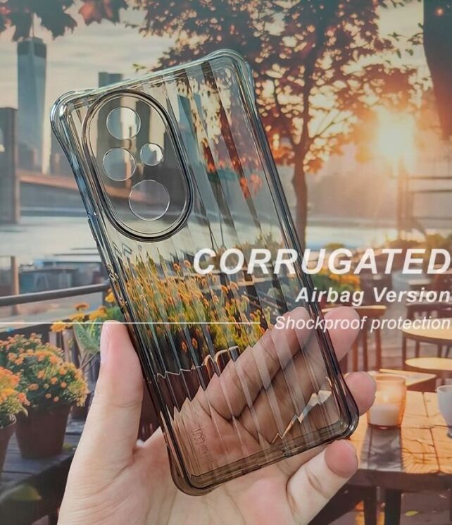 Защитный чехол IMAK Airbag MAX Case для Honor 200 Pro - Transparent: фото 9 из 10