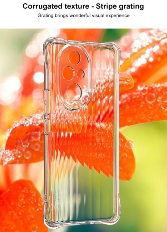 Защитный чехол IMAK Airbag MAX Case для Honor 200 Pro - Transparent: фото 6 из 10