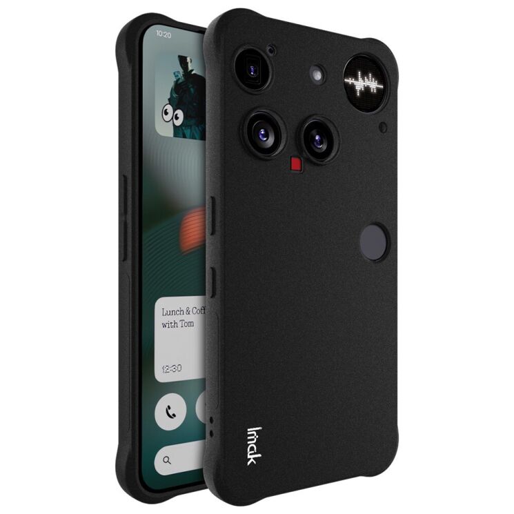 Захисний чохол IMAK Airbag MAX Case для Nothing Phone (3) - Matte Black: фото 1 з 11