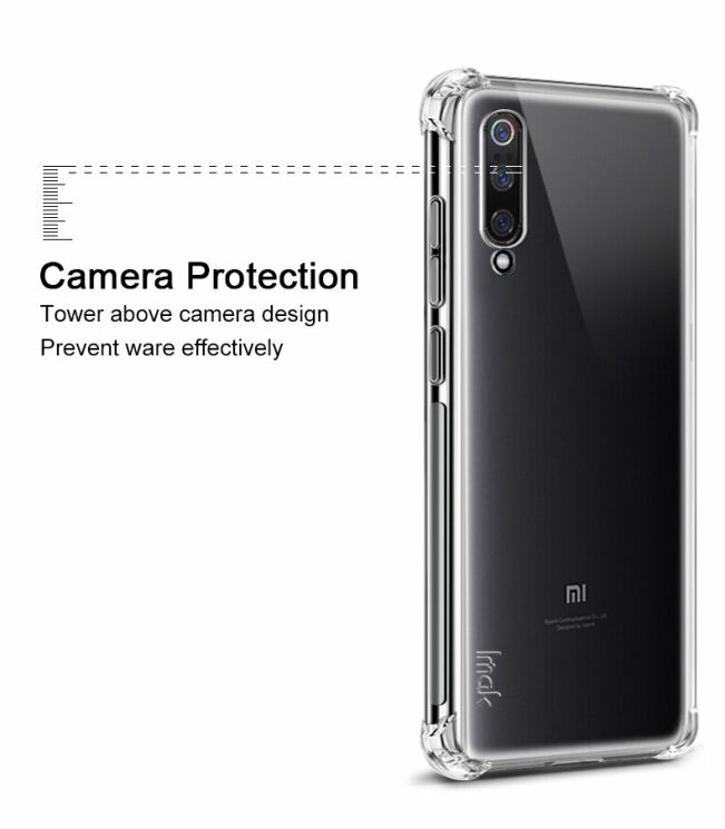 Чехол с усиленными углами IMAK Airbag MAX Case для Xiaomi Mi 9 - Matte Black: фото 13 из 15