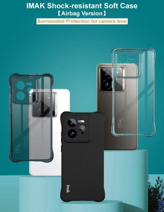 Защитный чехол IMAK Airbag Sand Case для Realme GT 7 Pro - Black: фото 5 из 8