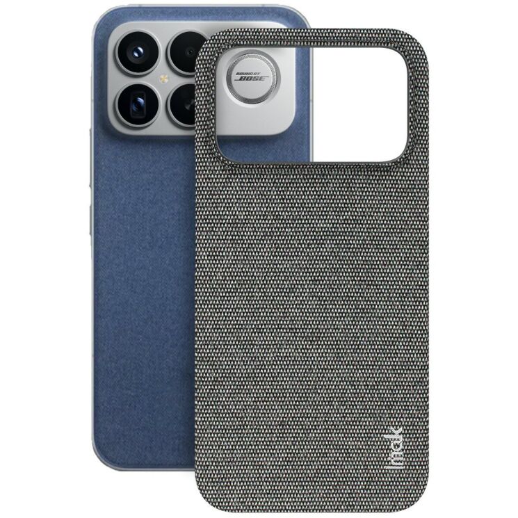 Защитный чехол IMAK Fabric Case для Xiaomi Poco F8 Ultra - Dark Grey (403433DH) Защитный чехол IMAK Fabric Case для Xiaomi Poco F8 Ultra - Dark Grey: фото 2 из 7