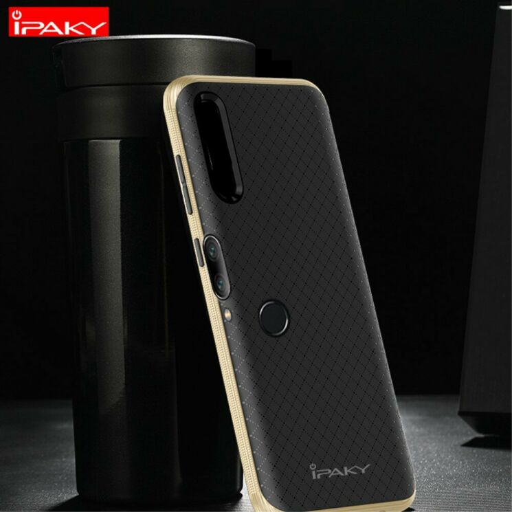 Защитный чехол IPAKY Hybrid Cover для Xiaomi Redmi Note 7 / Note 7 Pro - Gold: фото 5 из 15