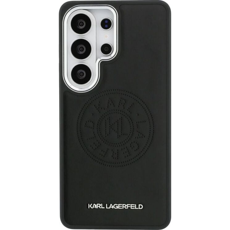 Защитный чехол Karl Lagerfeld Perforated KL MagSafe для Samsung Galaxy S26 Ultra (S948) KLHMS26LPSKRPMK - Black: фото 2 из 8