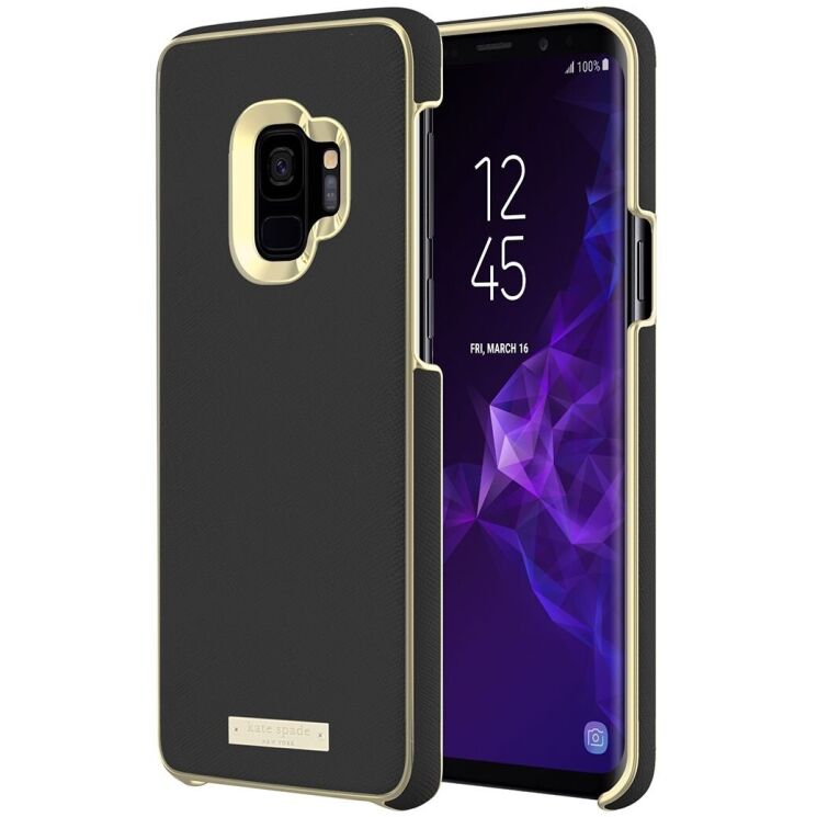 Защитный чехол Kate Spade NY Wrap Case для Samsung Galaxy S9 (G960) - Black: фото 1 из 7