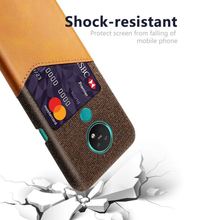 Захисний чохол KSQ Business Pocket для Nokia 7.2 / Nokia 6.2 - Brown: фото 3 з 4