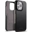 Защитный чехол MELKCO Leather Back Cover (with MagSafe Support) для Apple iPhone 16 Pro Max - Black (360454B)