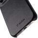 Защитный чехол MELKCO Leather Back Cover (with MagSafe Support) для Apple iPhone 16 Pro Max - Black (360454B). Фото 3 из 5