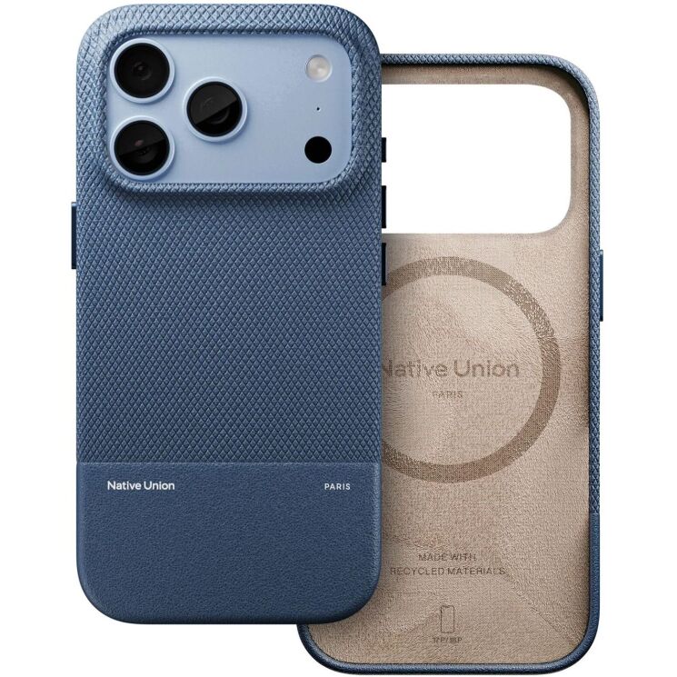 Захисний чохол Native Union (RE) Classic для iPhone 18 Pro (RECLA-NAV-NP26P) - Navy: фото 1 з 11