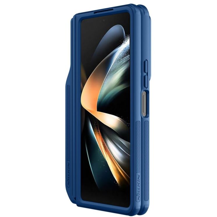 Защитный чехол NILLKIN CamShield Fold Case (Pen Holder Version) для Samsung Galaxy Fold 5 - Blue: фото 5 из 19