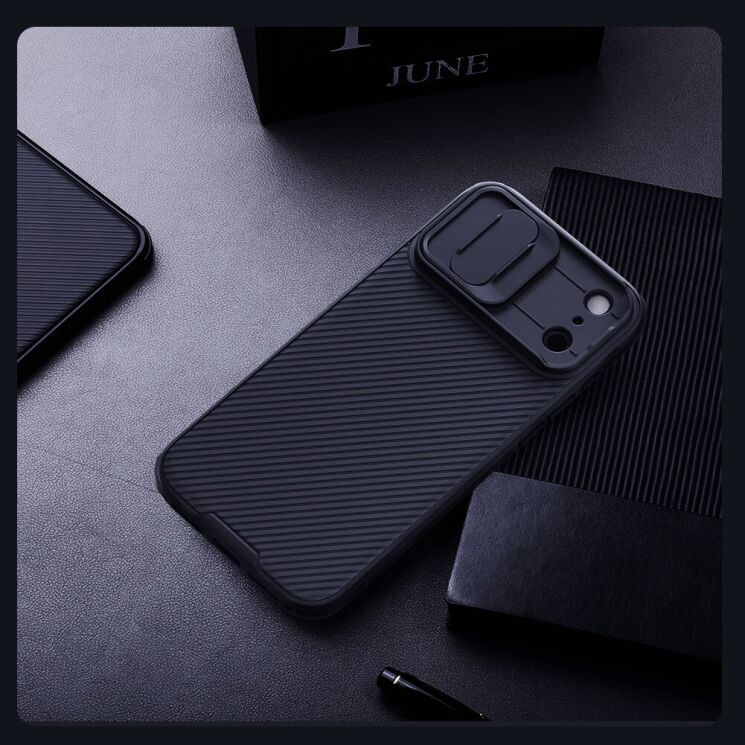 Защитный чехол NILLKIN CamShield Pro для Apple iPhone 17 Pro Max - Black: фото 14 из 17
