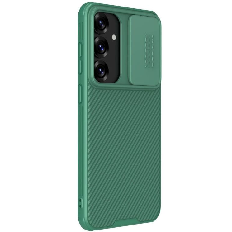 Защитный чехол NILLKIN CamShield Pro для Samsung Galaxy S25 Plus (S936) - Green: фото 2 из 17