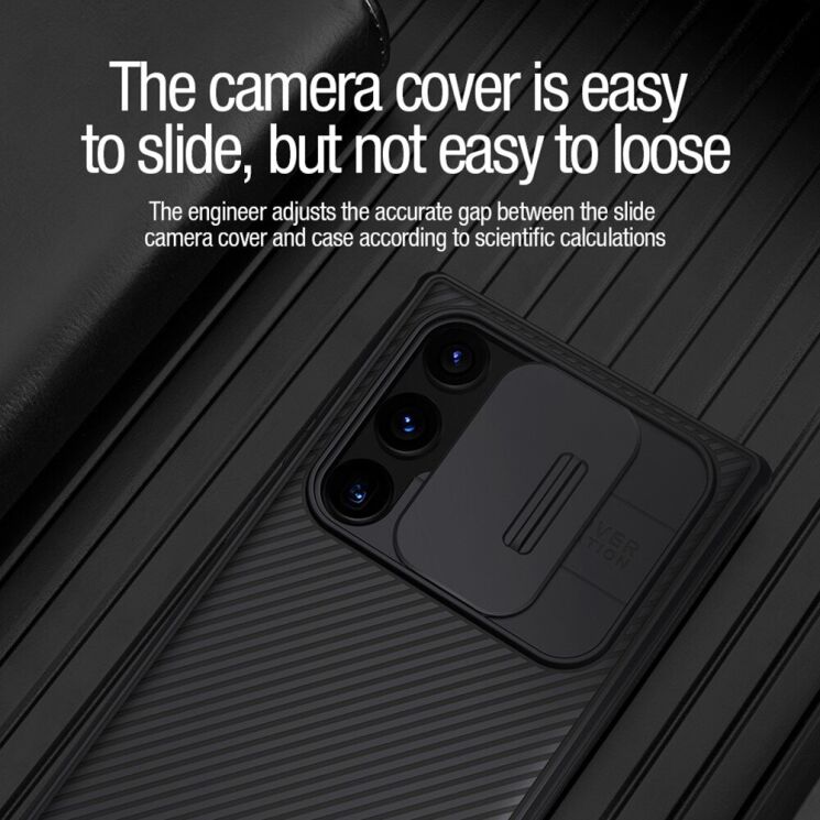 Захисний чохол NILLKIN CamShield Pro Magnetic для Samsung Galaxy S22 Ultra (S908) - Black: фото 10 з 14