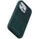 Захисний чохол Njord Salmon Leather MagSafe для Apple iPhone 15 Pro NA53SL02 - Dark Green (350806G). Фото 6 з 17