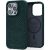 Защитный чехол Njord Salmon Leather MagSafe для Apple iPhone 15 Pro NA53SL02 - Dark Green: фото 1 из 17
