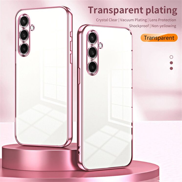 Захисний чохол Reframe Electroplating Frame для Samsung Galaxy A37 (A376) - Pink (406037P) Захисний чохол Reframe Electroplating Frame для Samsung Galaxy A37 (A376) - Pink: фото 3 з 7