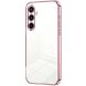 Захисний чохол Reframe Electroplating Frame для Samsung Galaxy A37 (A376) - Pink (406037P). Фото 1 з 7