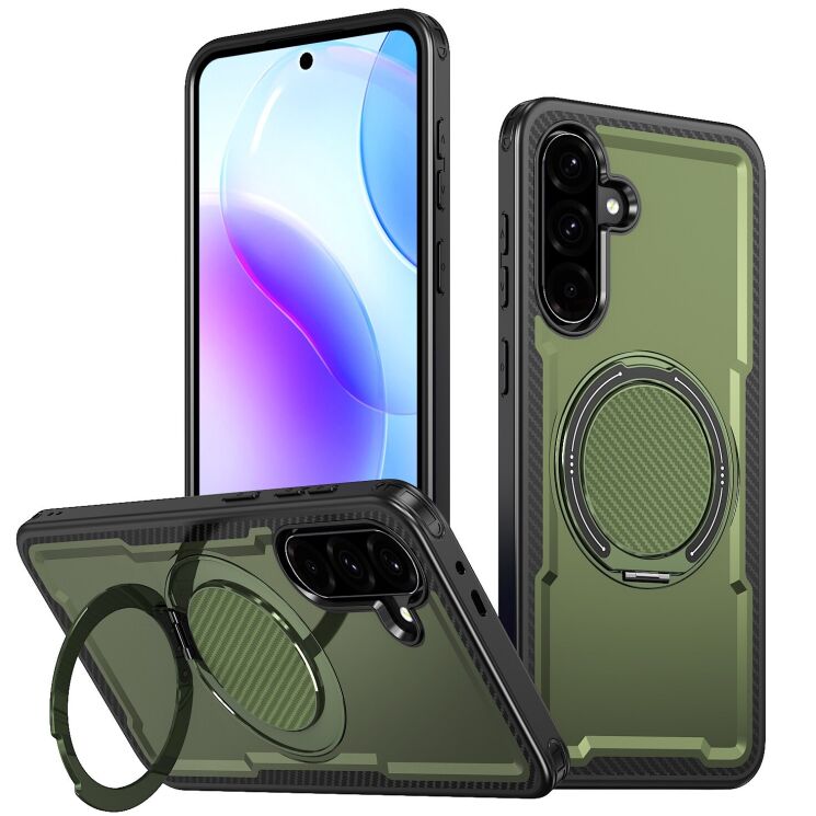 Защитный чехол Reframe Grip MagSafe для Samsung Galaxy A56 (A566) - Green (372194G) Защитный чехол Reframe Grip MagSafe для Samsung Galaxy A56 (A566) - Green: фото 1 из 6