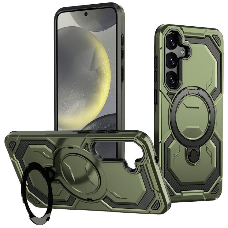 Защитный чехол Reframe Hybrid Magnetic для Samsung Galaxy S26 Plus - Green: фото 1 из 7