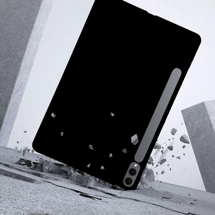 Защитный чехол Reframe Matte Slim Case для Samsung Galaxy Tab S8 Ultra / S9 Ultra / S10 Ultra / S11 Ultra - Black: фото 3 из 4