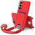 Защитный чехол Reframe Silicone Holder для Samsung Galaxy S26 Plus - Red: фото 1 из 8