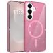 Защитный чехол Reframe Sparkle MagSafe для Samsung Galaxy S26 - Transparent Pink (404230P). Фото 1 из 8