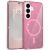 Защитный чехол Reframe Sparkle MagSafe для Samsung Galaxy S26 - Transparent Pink: фото 1 из 8